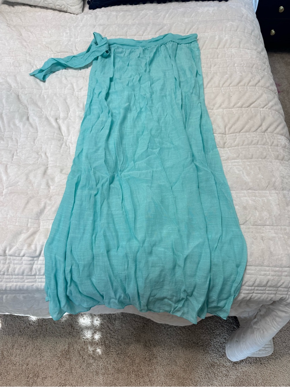 Light Teal Women's Swim Sarong Wrap